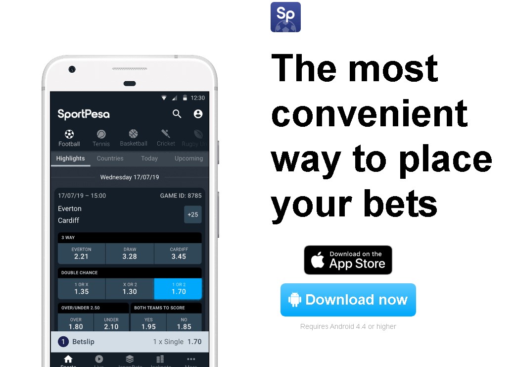 Sportpesa Mobile App How To Bet On Sports From Your Phone And Win Huge Sums Of Cash